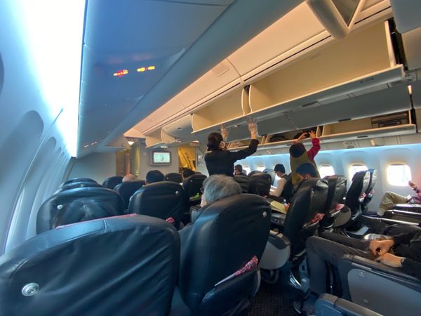 日本・愛媛県「淡路島　沼島とお魚の旅」の写真：プレミアムエコノミーは1000円アップで...