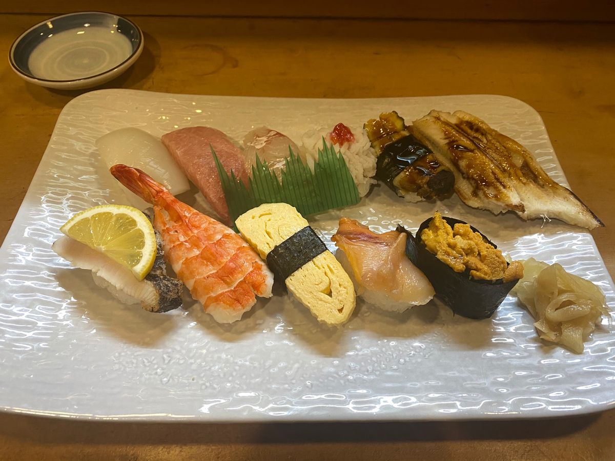 由良のふじ一さんで鮨！穴子が激うまでおかわり