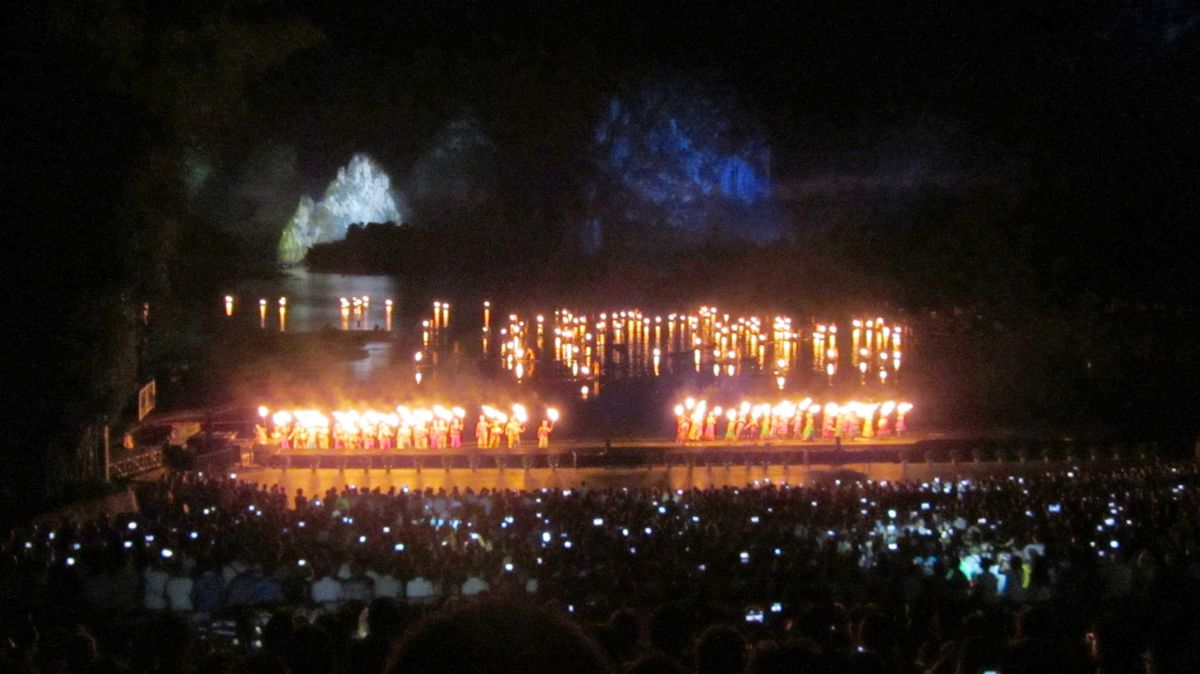 露天ナイトショー「印象劉三姐」は超感動した！さすが张艺谋監督！