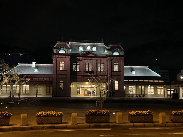 日本・山口県「go to travel  go to MOJI」の写真：下関から北九州の門司港へ。
ホテルからの夜景。