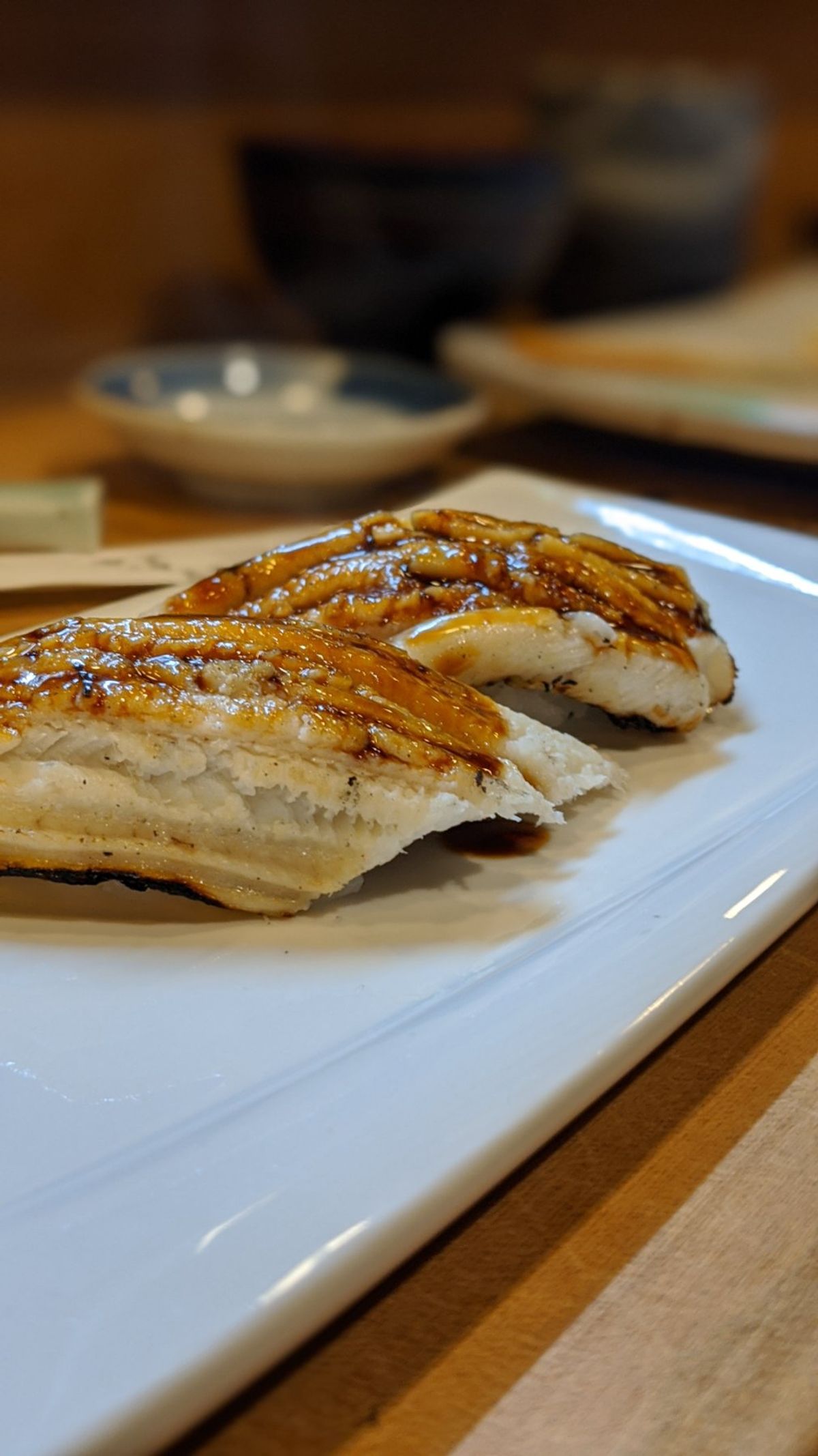 寿司屋 ふじ一（ふじいち）で昼食。
あなごうまし。