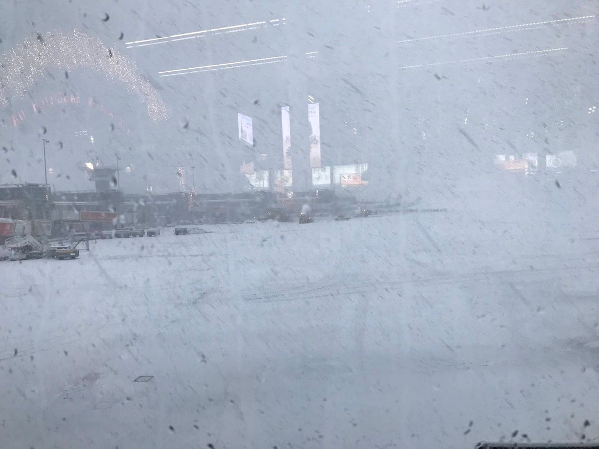 豪雪でフライトできずたまたま延泊できた👍