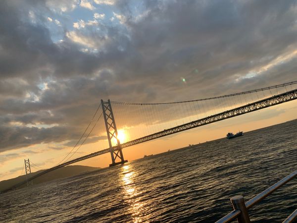 日本・アジュール舞子「明石海峡大橋」の写真：明石海峡を見にぶらり一人ドライブ🚗