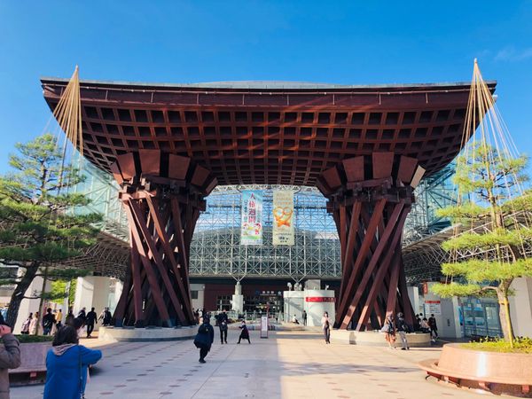 日本・金沢「山中温泉」の写真：サンダーバードで金沢へ。
寒さも和らぎ、...