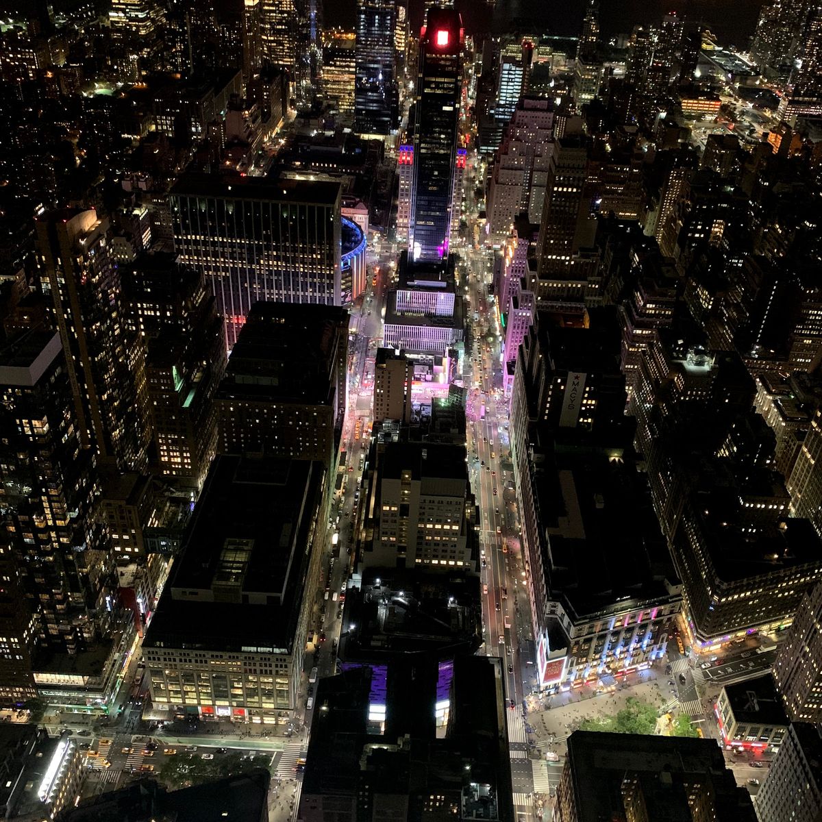 エンパイアステートビルからの絶景！
今まで見た夜景でダントツ綺麗！！夜景で...