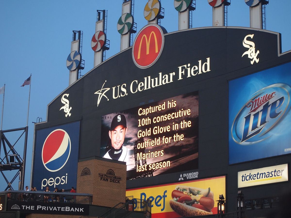 @U.S. Cellular Field④
ICHIRO目当ての我々は当然...
