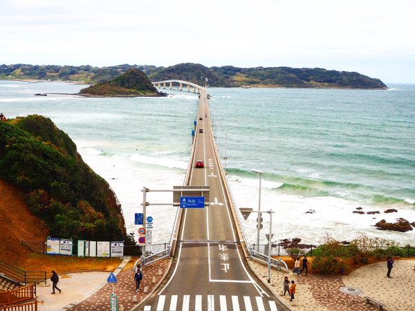 日本「山口、島根旅」の写真：角島大橋
