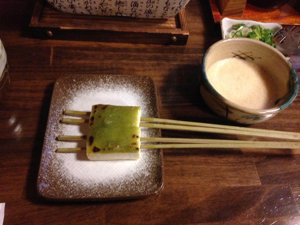 湯豆腐を食べます