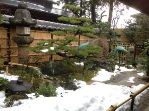 雪があります