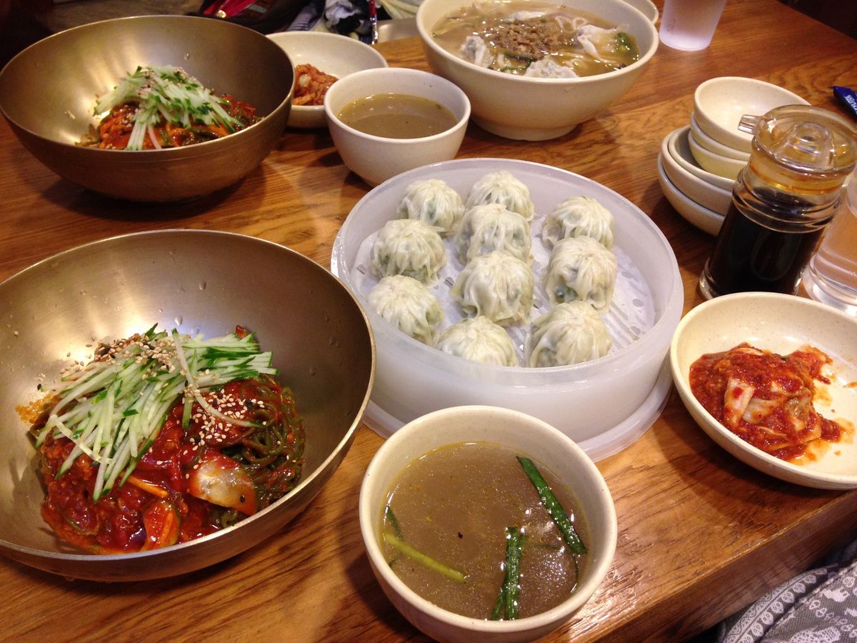 コンサート翌日は明洞餃子。