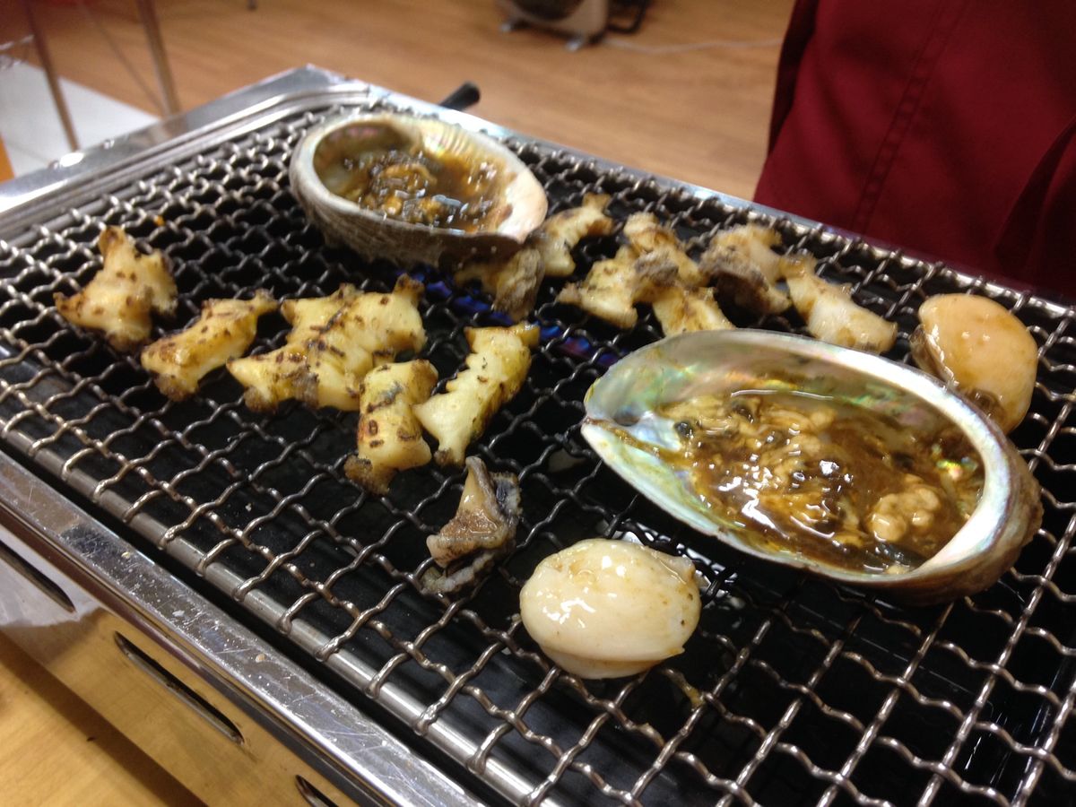網焼きやしらす丼
