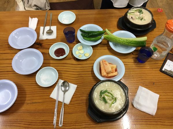 大韓民国 (韓国)・ソウル「ヲタ活」の写真：ここの参鶏湯はちょっと違う❗️