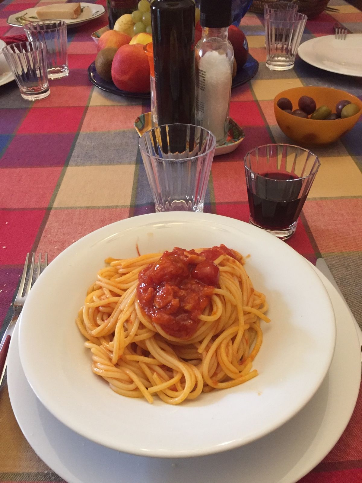 本場のイタリア料理と、夕食前に一杯みんなでゆったり話しながら飲むスプリッツ...