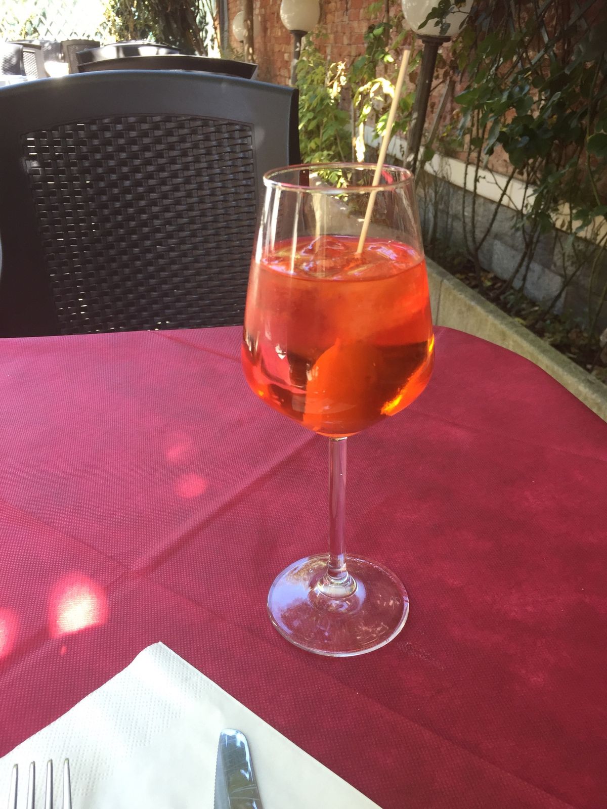 本場のイタリア料理と、夕食前に一杯みんなでゆったり話しながら飲むスプリッツ...