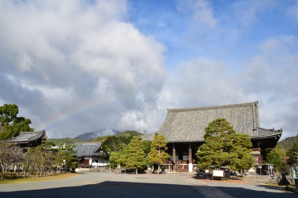日本「京都～のんびり旅～」の写真：1枚目の写真に実は薄ら虹が写っております...