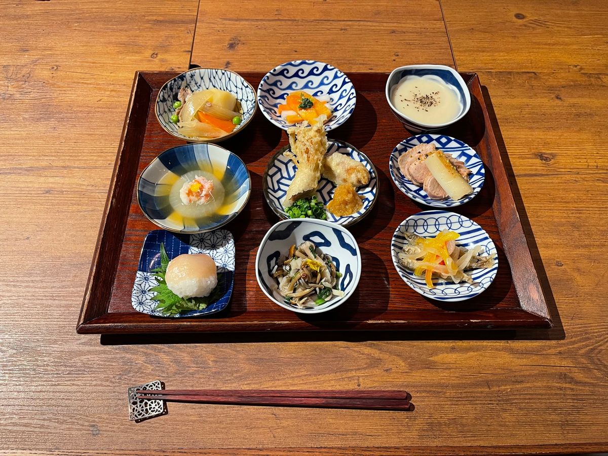 夜ご飯
昨晩とはまた違う和食
ごちそうさまでした