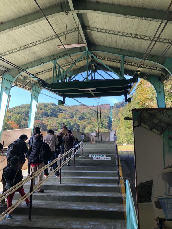 日本・長瀞「秩父温泉旅行」の写真：宝登山ロープウェイ。
小さい頃に一度乗っ...