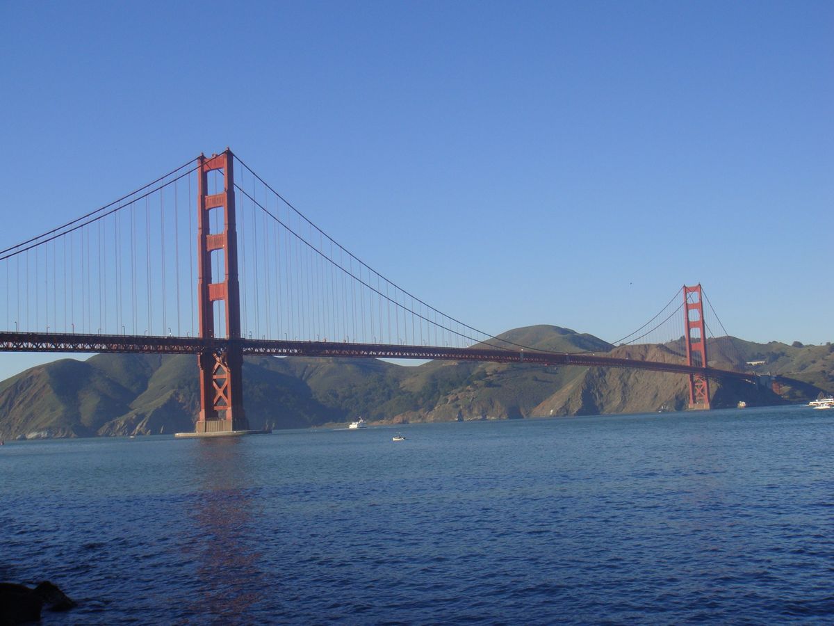 Golden Gate Bridgeまで、もう少し‼️