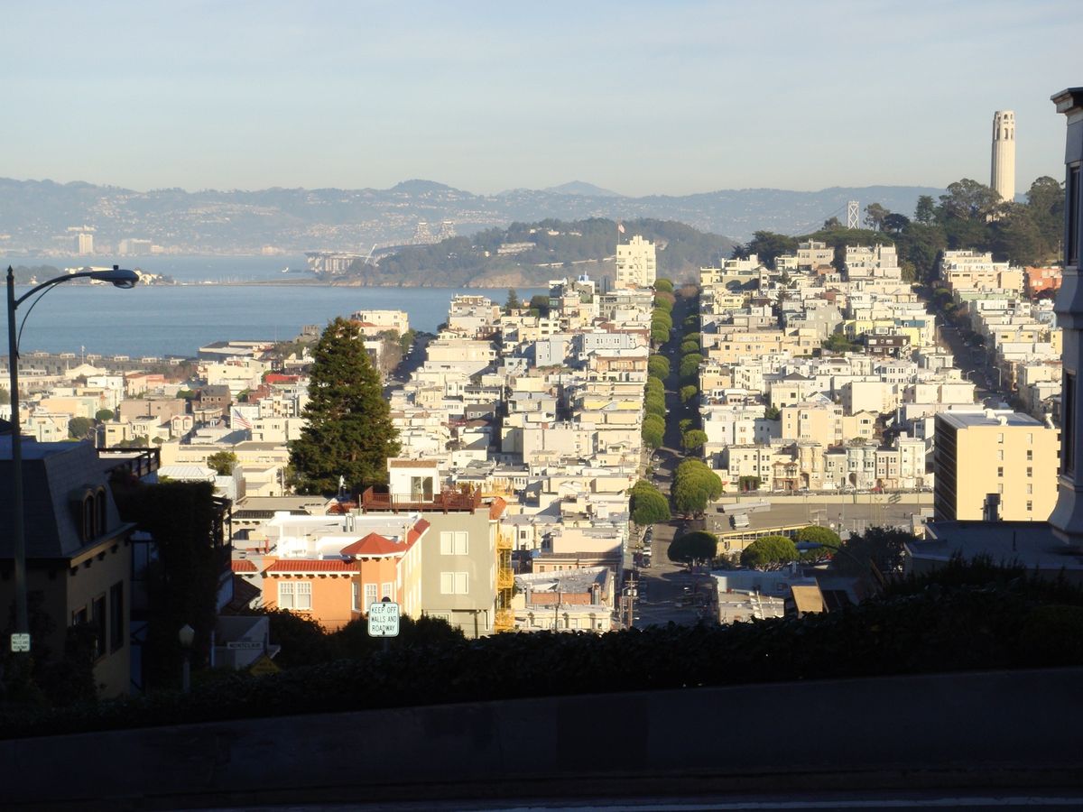 @Lombard Street
この年も観光の定番、Lombard str...