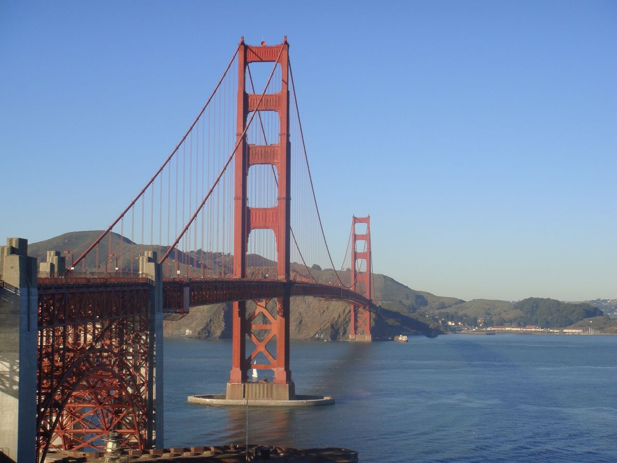 Golden Gate Bridgeまで、もう少し‼️