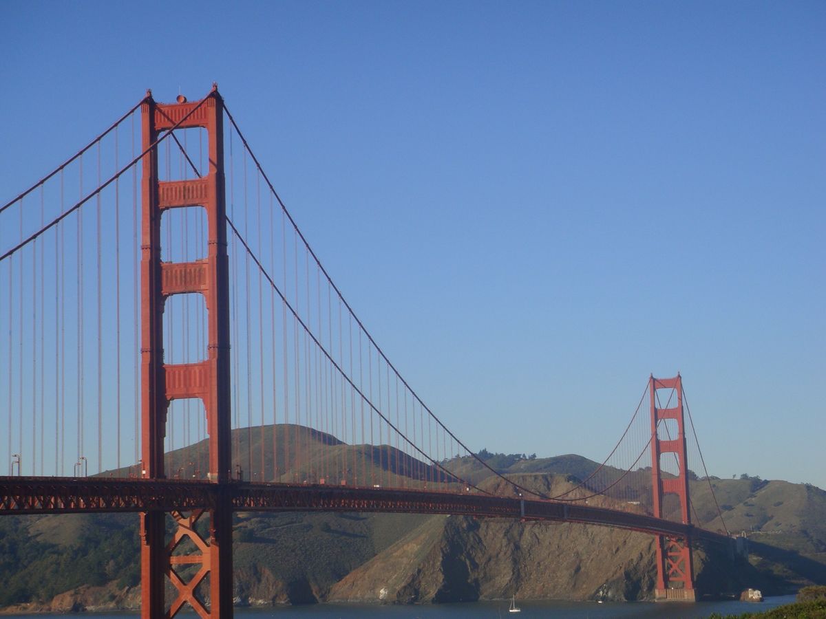 Golden Gate Bridgeまで、もう少し‼️