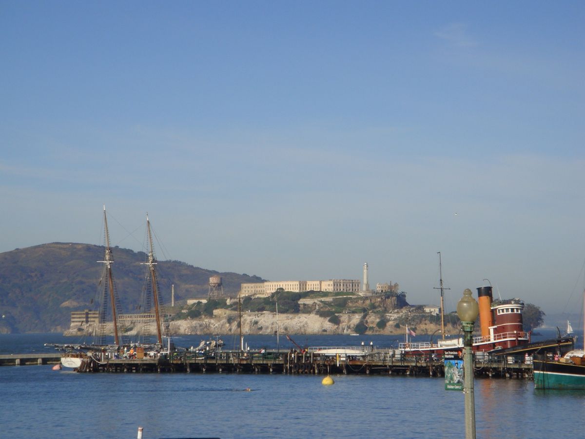 色んな場所から望むAlcatraz Island😊
今回は上陸していません💦
