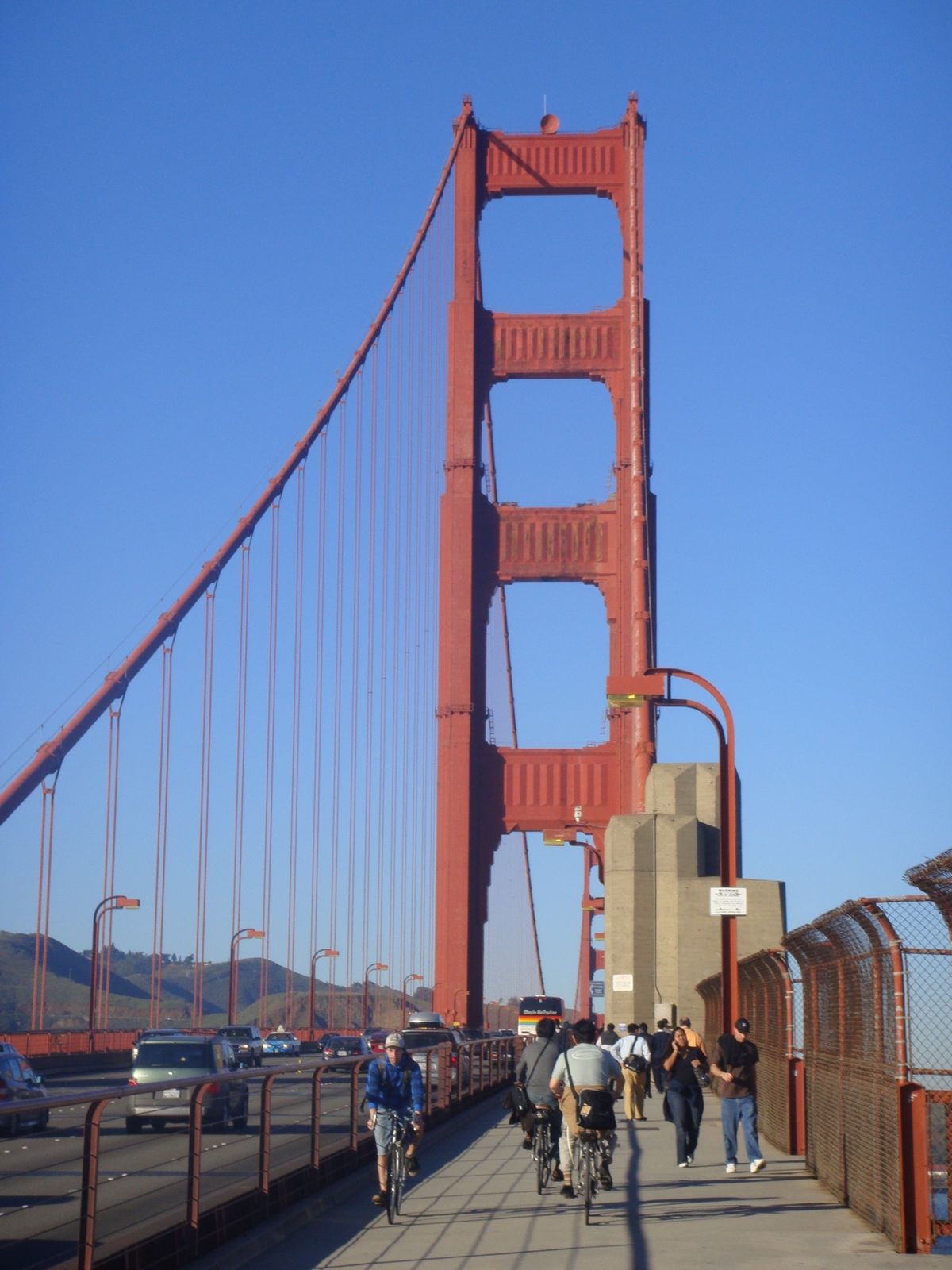 @Golden Gate Bridge
やっと到着‼️全長2,737mの橋...