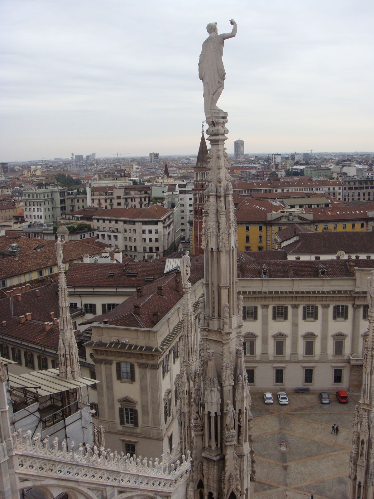 @Duomo di Milano④
屋上からの眺め👀天気の良い時にまた行き...