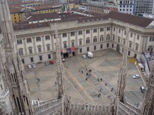 @Duomo di Milano④
屋上からの眺め👀天気の良い時にまた行き...