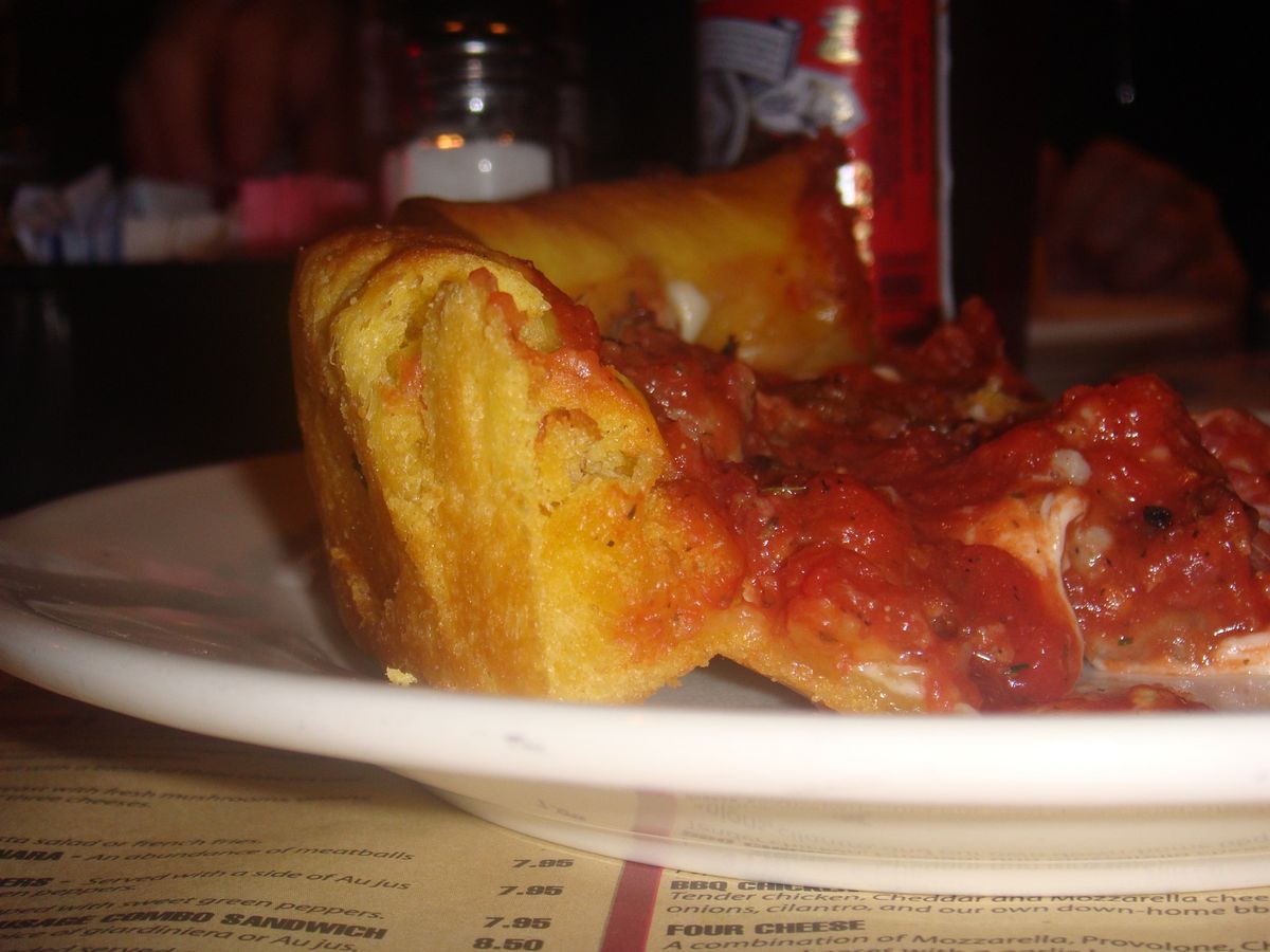 初Chicagoメンバーがいたので定番のDeep Dish Pizza🍕に...