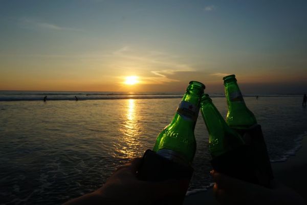 インドネシア「【海外】バリ島」の写真：サンセットはどこも綺麗って言ってた！(^...