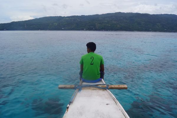 フィリピン「【海外】セブ島」の写真：オスロブ(´∇｀)
滝に打たれたよ(ˊo...