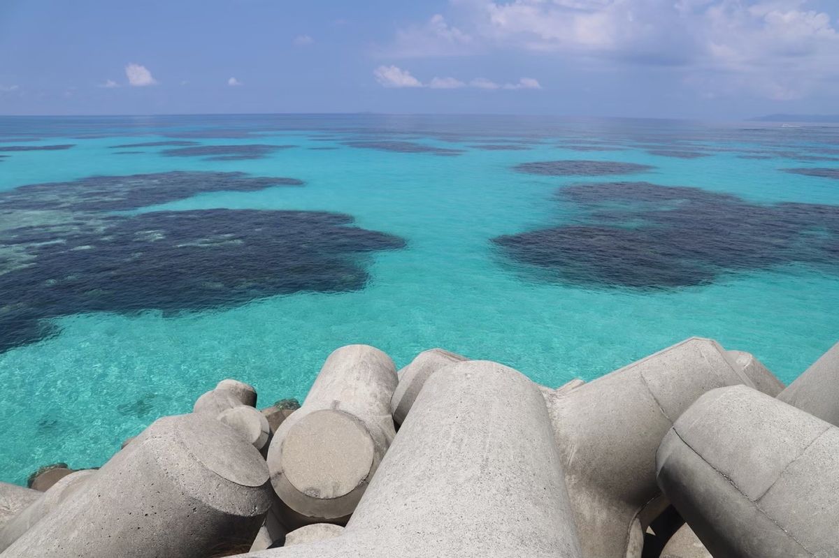 波照間島！海がとにかく綺麗！
夜は星も綺麗らしい(´∇｀)こっちに宿をおさ...