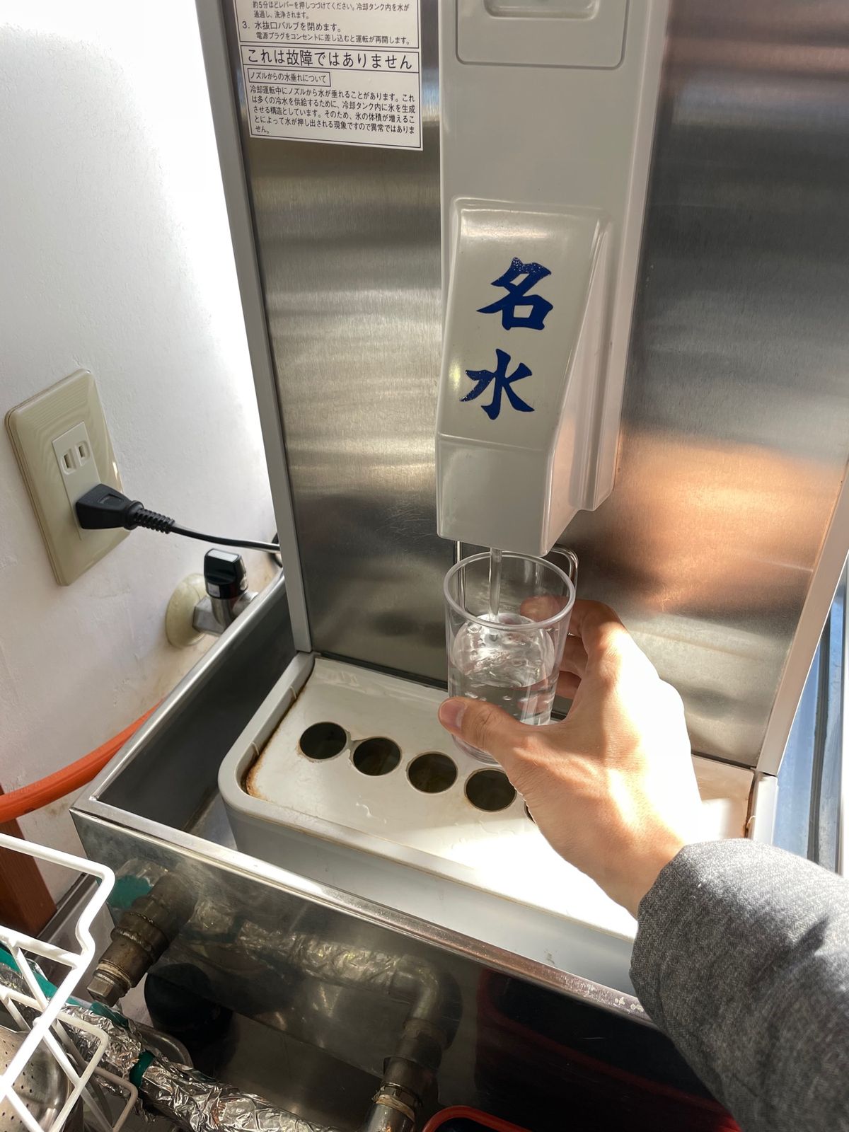忍野八海の湧水で作られたらしい蕎麦。
名水で作られたということで確かに美味しい！