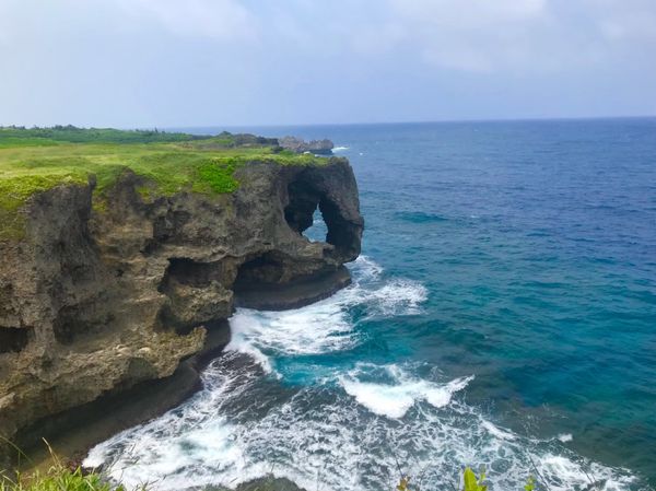 日本・沖縄「【国内】沖縄」の写真：万座毛が見てみたくて行ったよ〜！万座毛の...