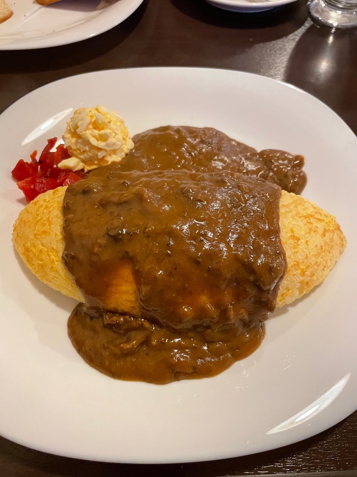 最終日の朝は初日にも行った#喫茶翁さん
オムレツカレー美味しかったです！特...
