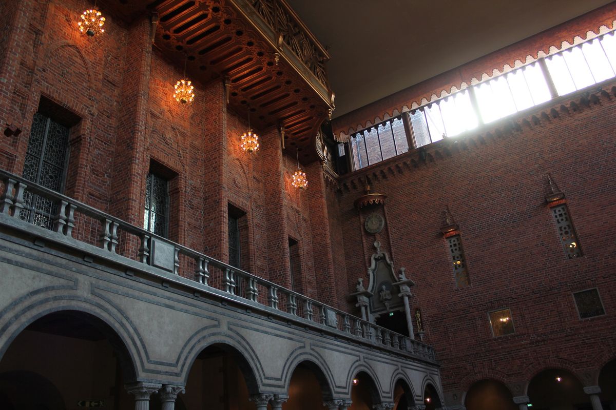 @Stadshuset③

ここはBla hallen、通称 青の間と呼ば...