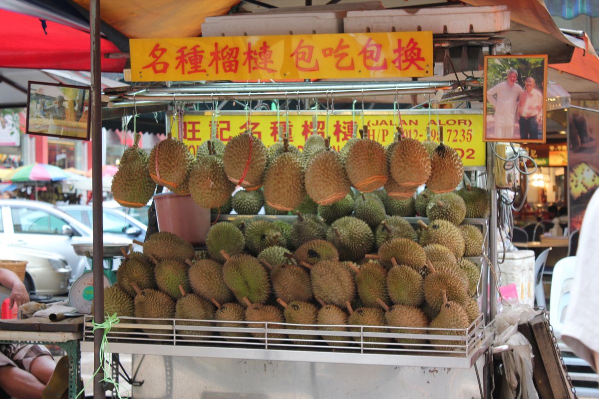ちなみにDurianはこんな感じで売られてました。自分は遠慮しましたが...😅