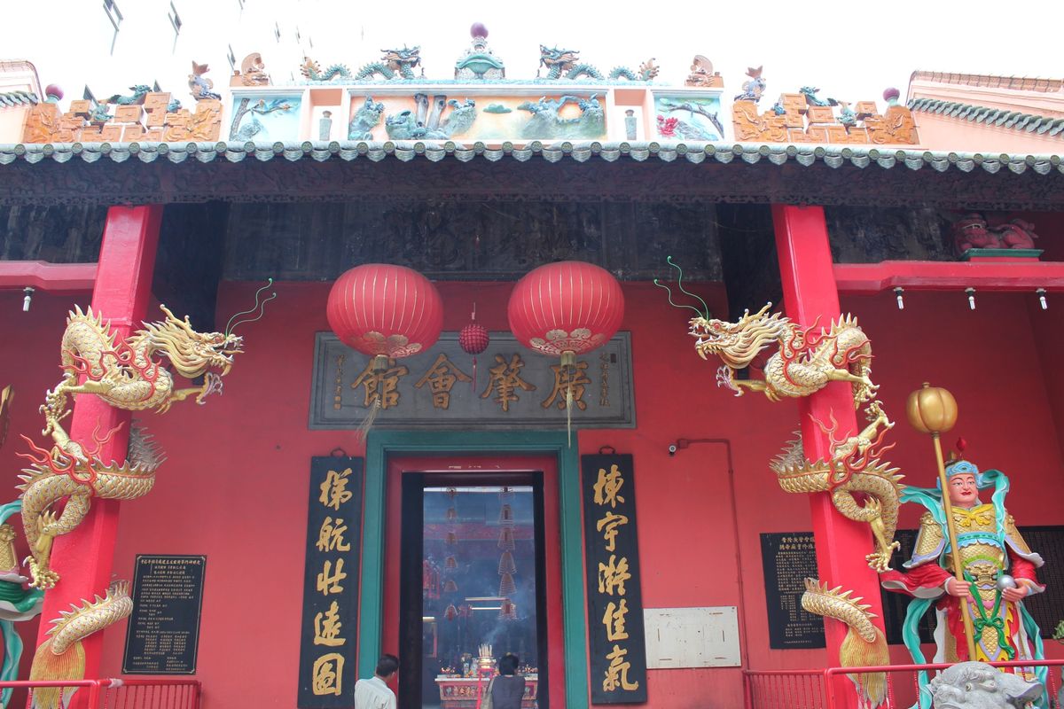 @廣肇會館

こんなChina tasteも折衷されてて、楽しい街でした。