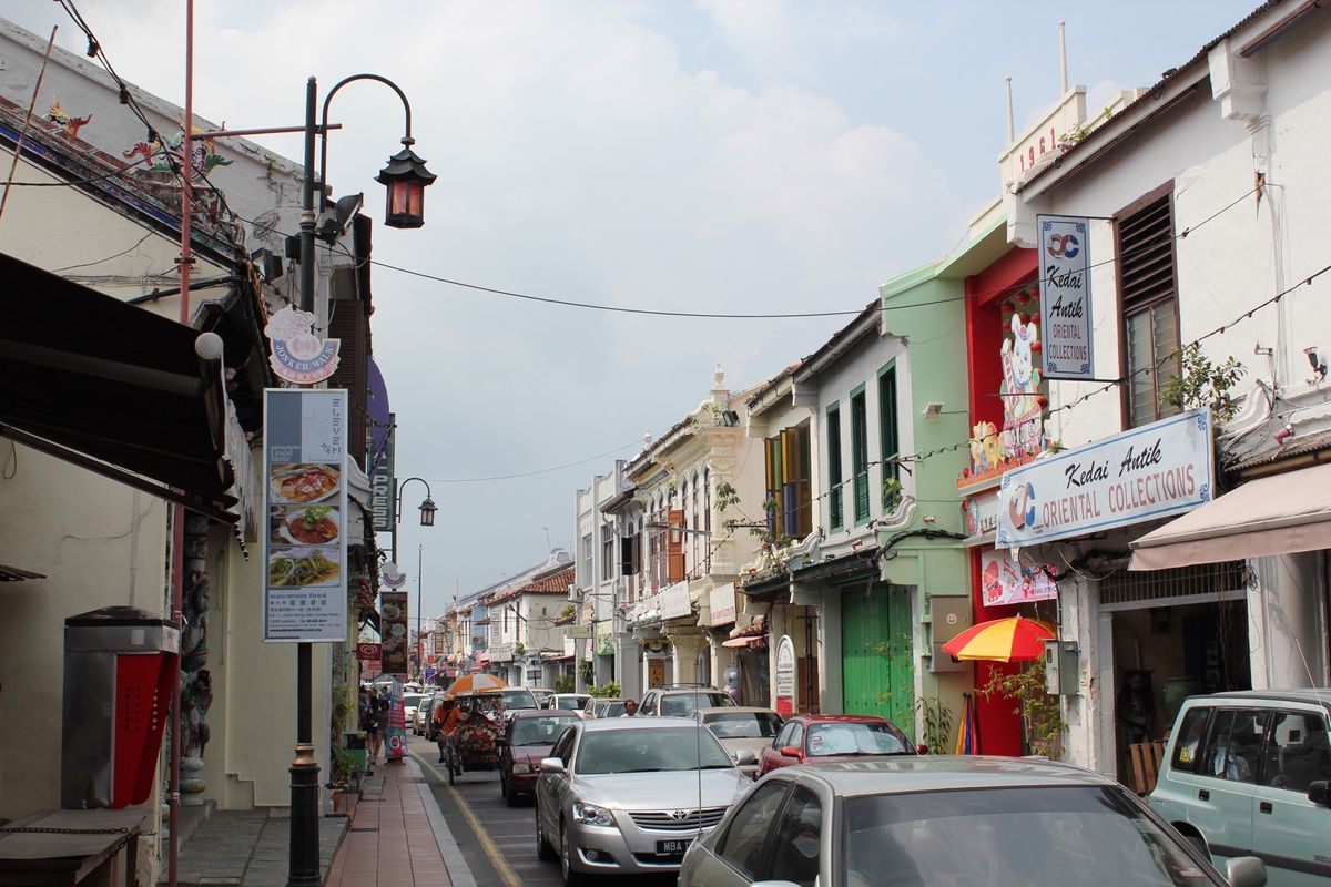 マラッカの何気ない街の1枚📷