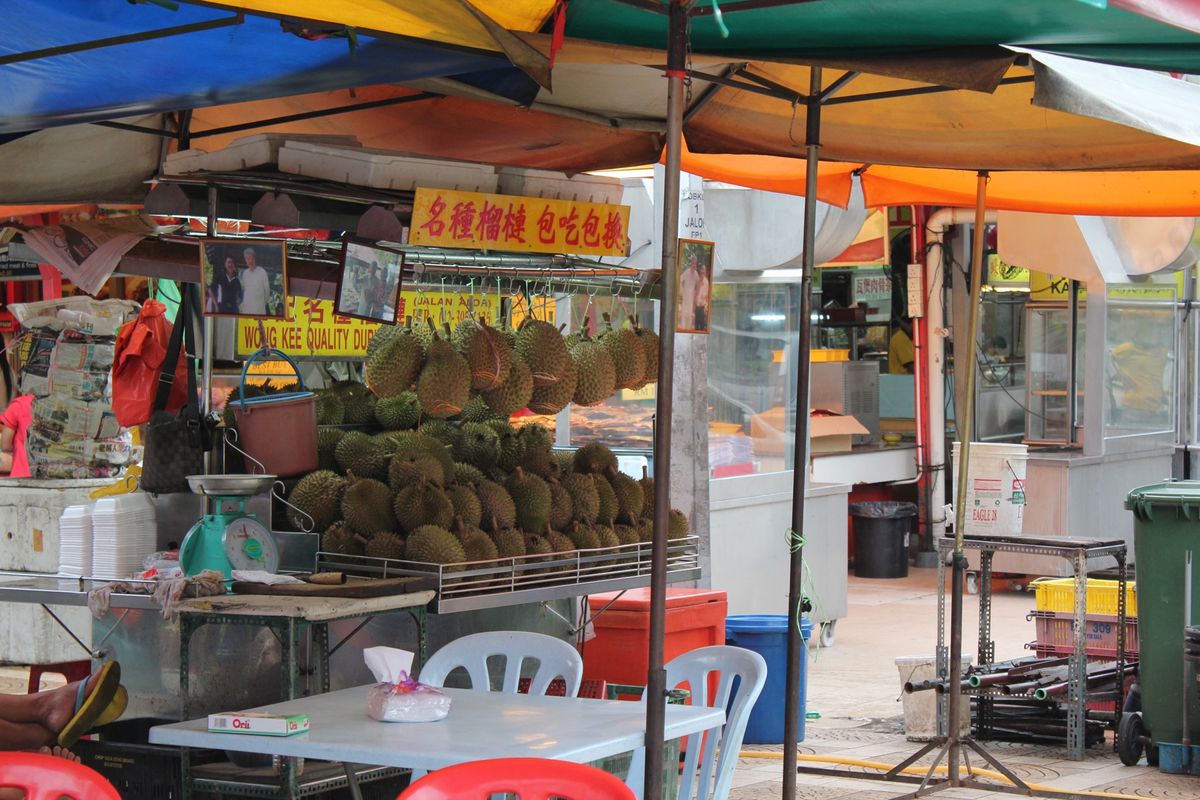 ちなみにDurianはこんな感じで売られてました。自分は遠慮しましたが...😅