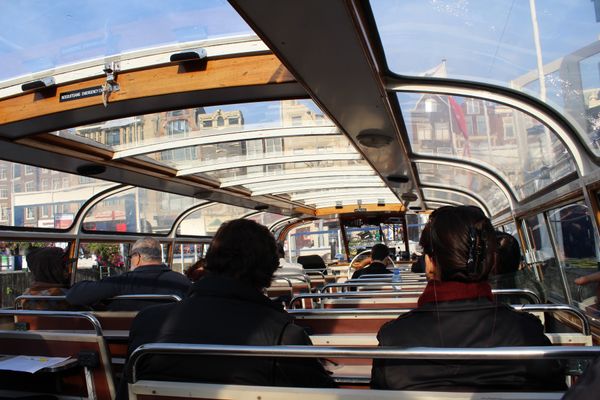 オランダ・アムステルダム「2013：ESMO@Amsterdam」の写真：@運河クルーズ①

時間が空いたので運河...