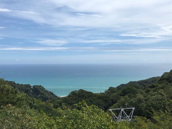 日本・静岡市「静岡への旅」の写真：日本平(ロープウェイから見た駿河湾と久能...
