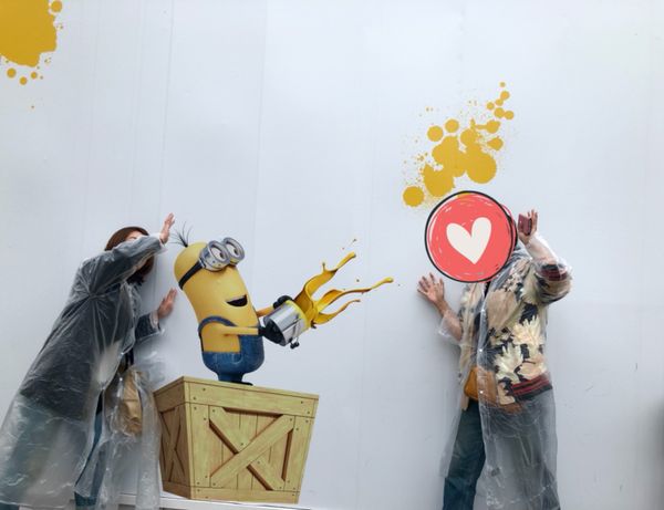 日本・大阪府「初めてのUSJへ」の写真：ミニオンパークが可愛くて
はしゃぐいい歳...