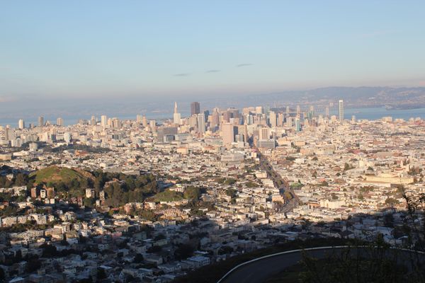 アメリカ(米国)・サンフランシスコ「2013：ASCO-GI@San Francisco」の写真：@Twin Peaks①

去年は曇天だ...