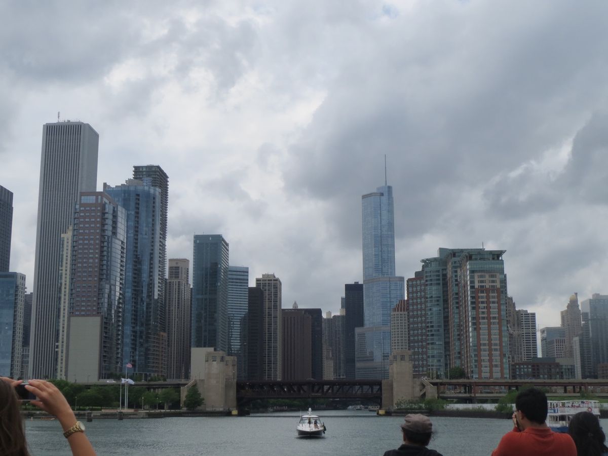 @River cruise③

つくづくChicagoは高層ビルで埋め尽く...