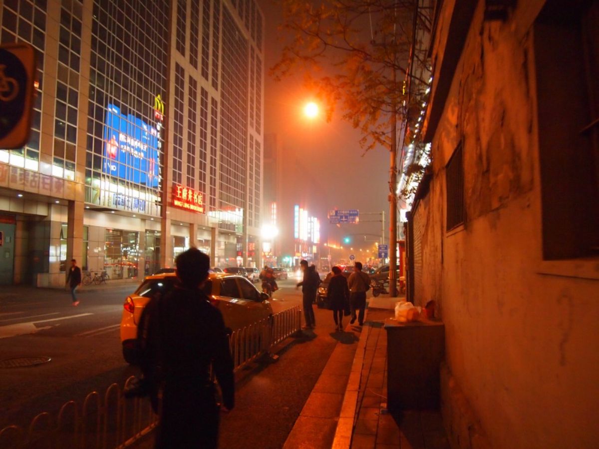 夜の北京、すごく賑わってました‼️