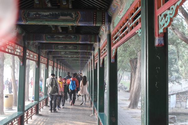 中国・北京「2013：APCC@Beijing, Tianjin」の写真：@頤和園④

こんな長い回廊がありました...