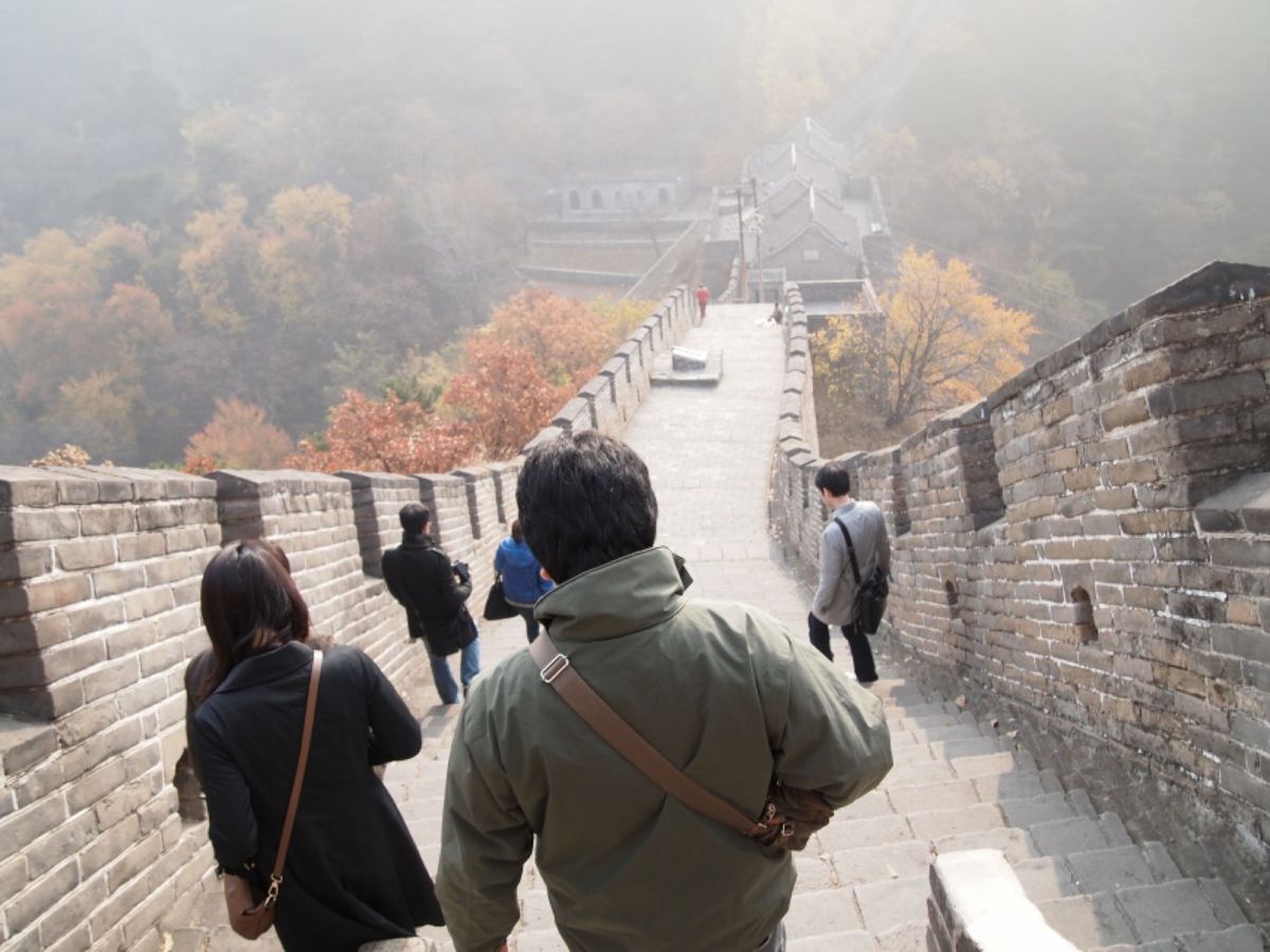 @幕田峪長城④

まずは、なだらかな道を和気藹々と歩いていきます🚶‍♂️
