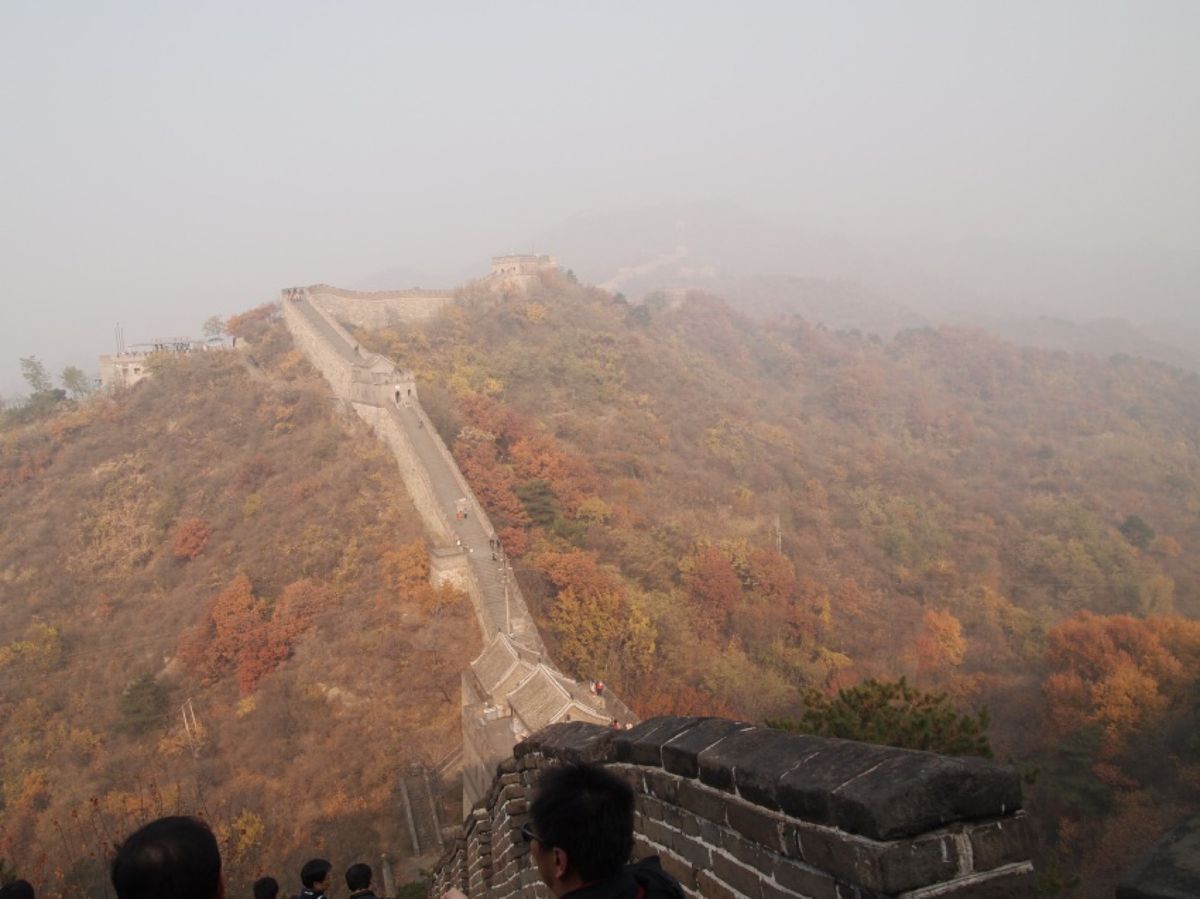 @幕田峪長城⑧

頑張って登った先にはキレイな万里の長城の姿が‼️